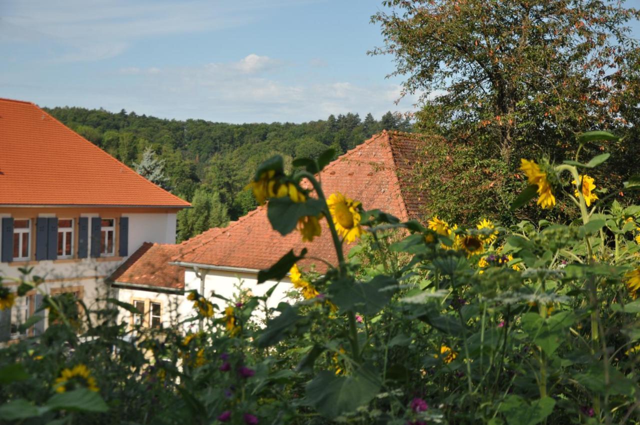 Ferienwohnung Altes Pfarrhaus Bargen Exterior foto